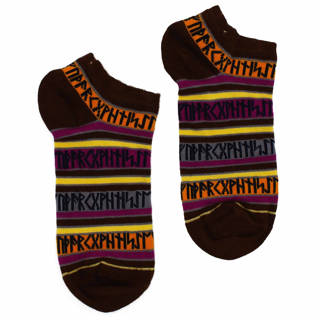 S/M Hop Hare Bamboo Low Cut Socks with Rune Stones for Comfort