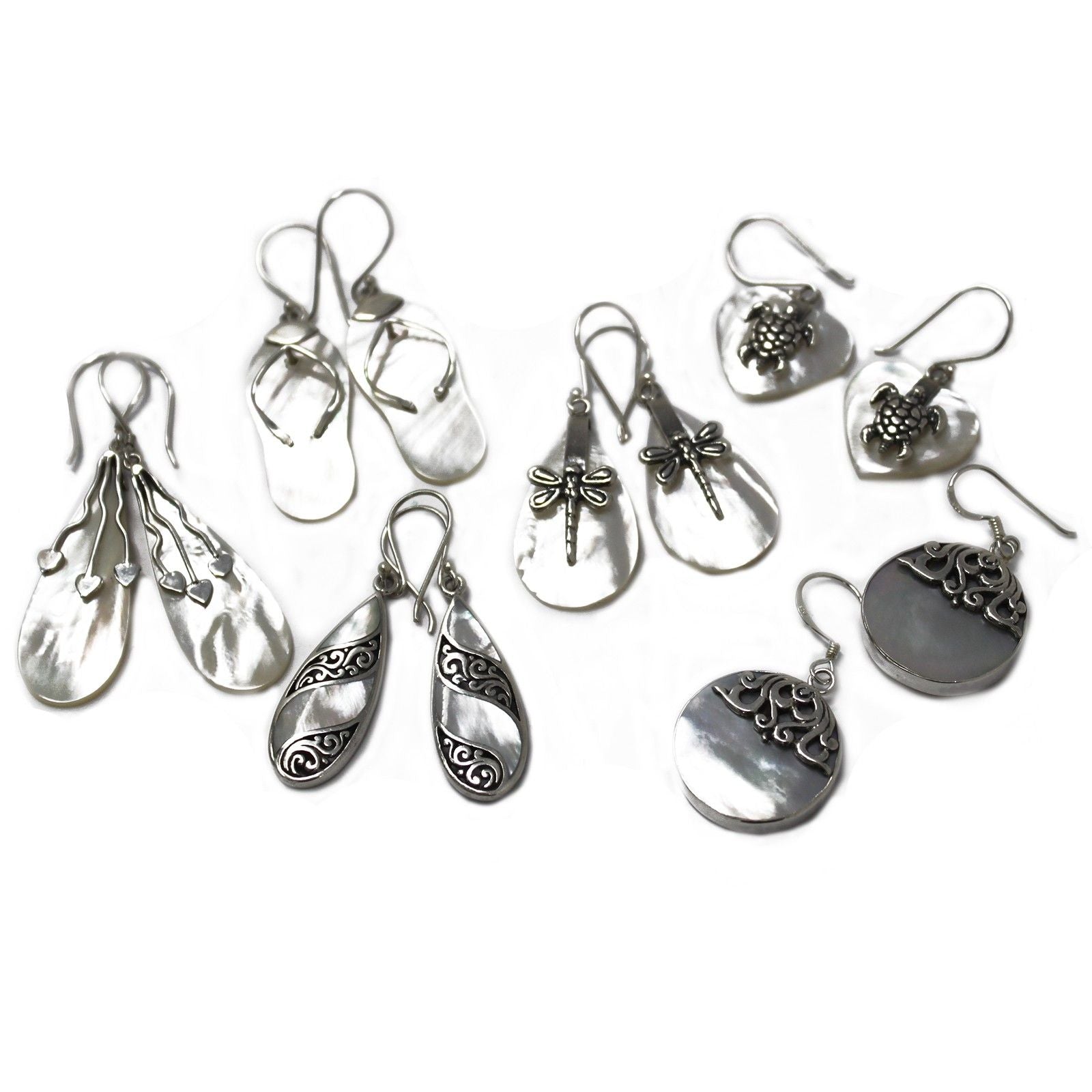 Shell & Silver Dragonfly Earrings for Unique Style and Charm