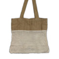 Pure Soft Jute and Cotton Mesh Bag Natural for Eco Friendly Shopping