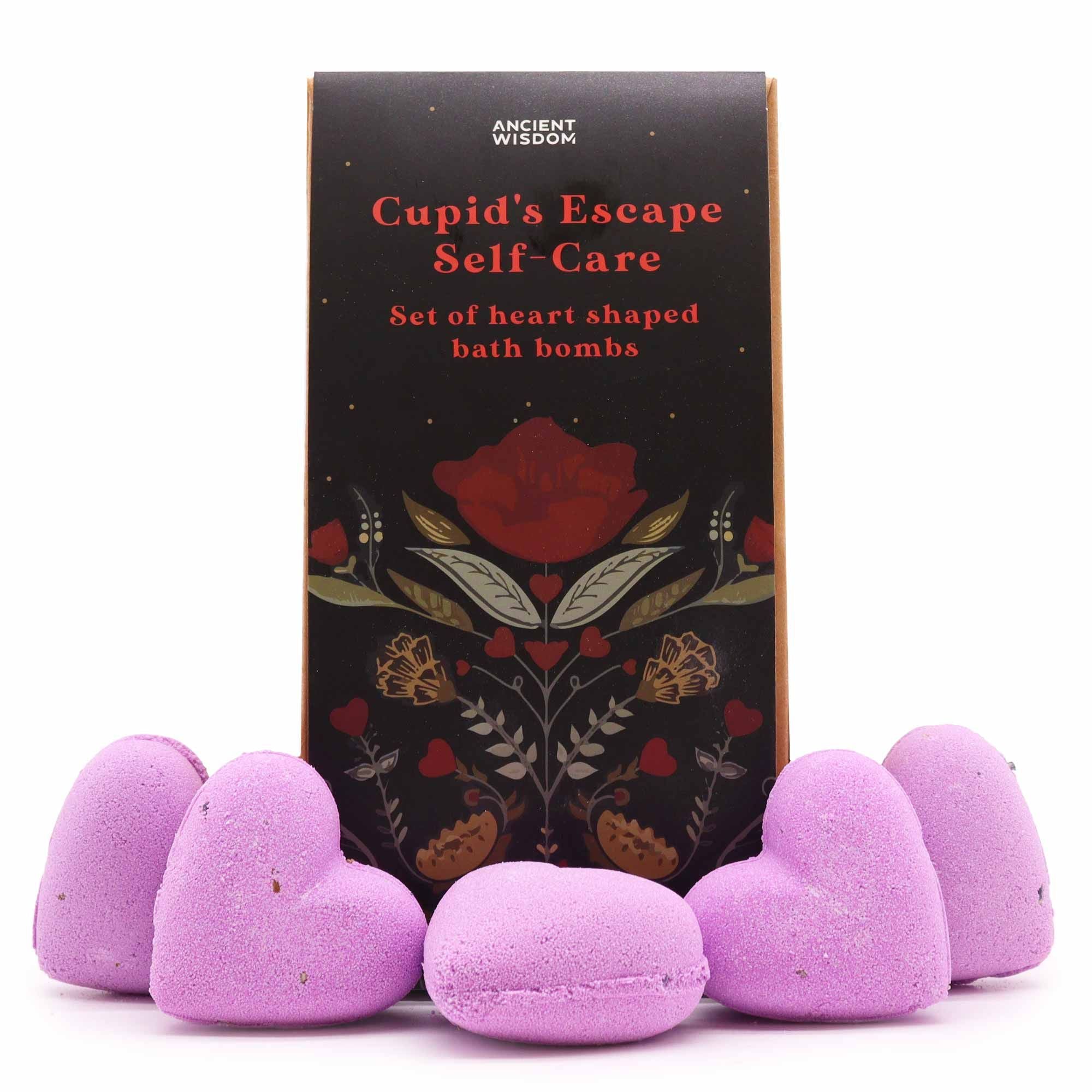 Cupids Escape Self Care Bath Heart Gift Set for Ultimate Relaxation
