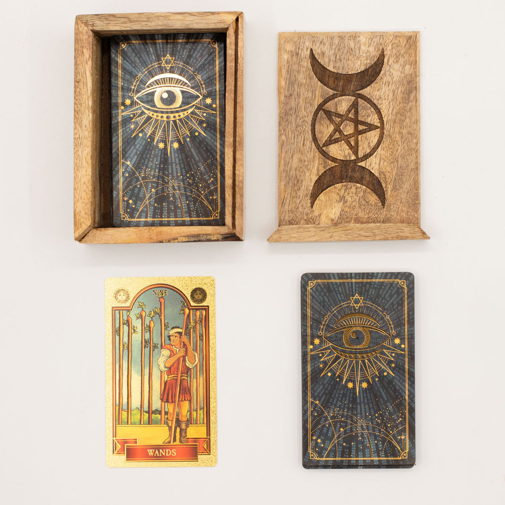 Small Tarot Box with Card Holder for Stylish Storage Solution