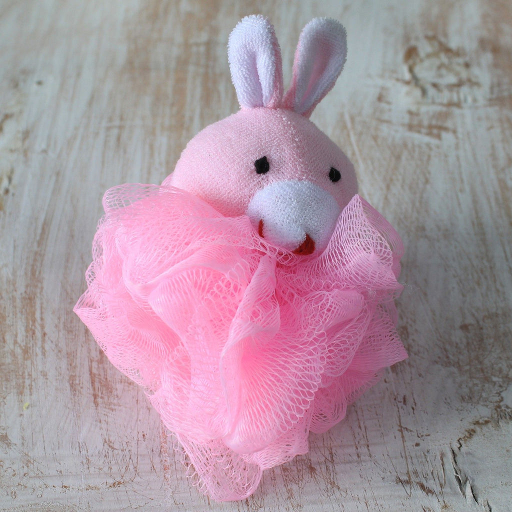 Cotton Animal Scrunchie in Assorted Colours for Bath Time Fun