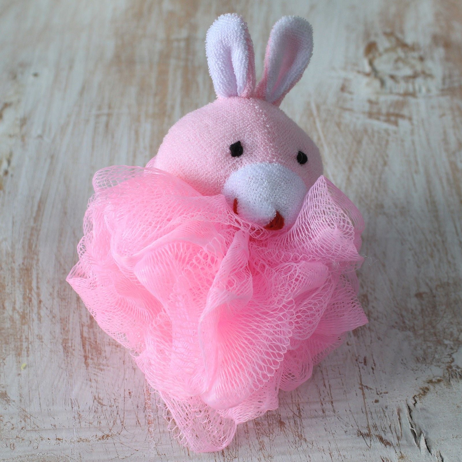 Cotton Animal Scrunchie in Assorted Colours for Bath Time Fun