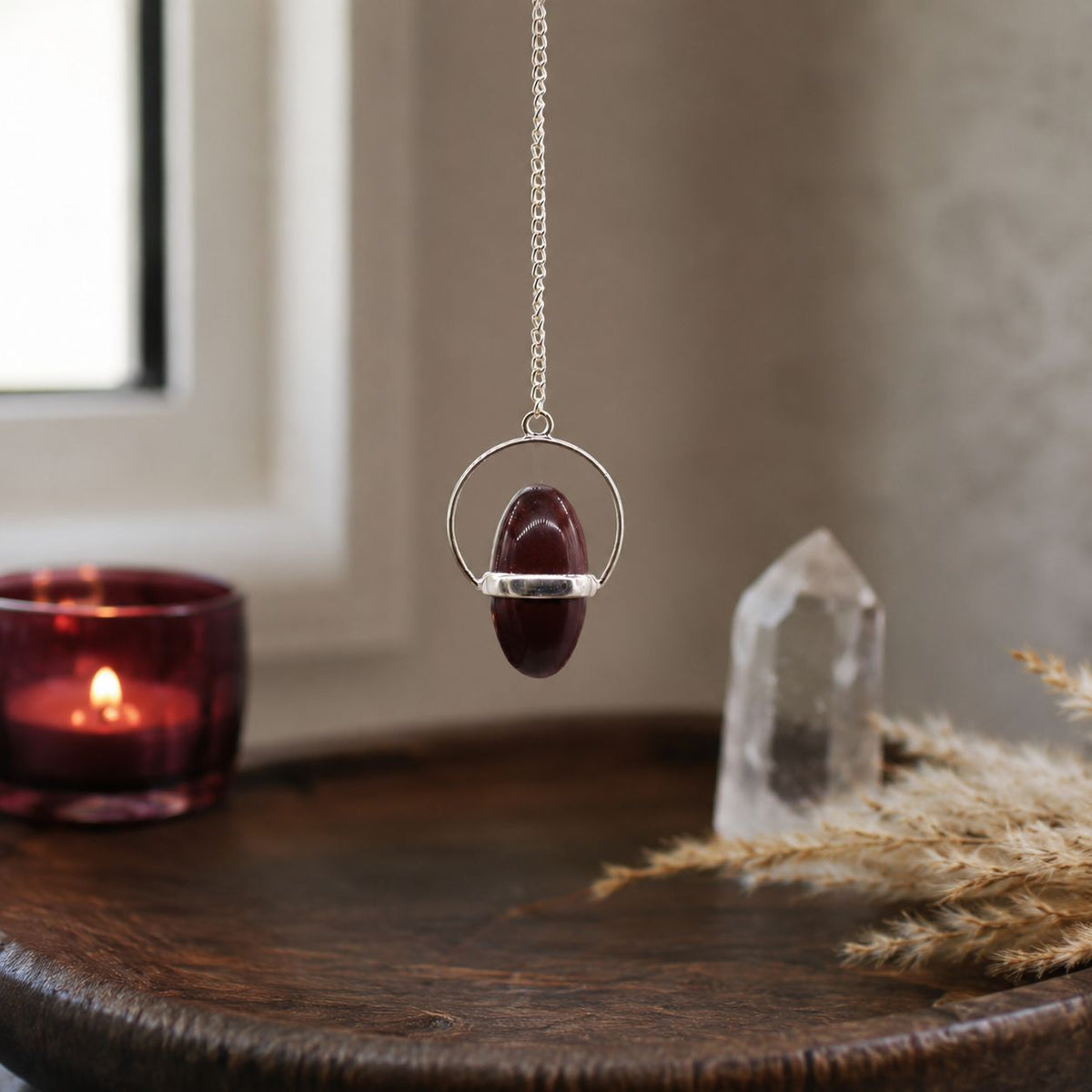 Shiva Lingam with Band Pendulum