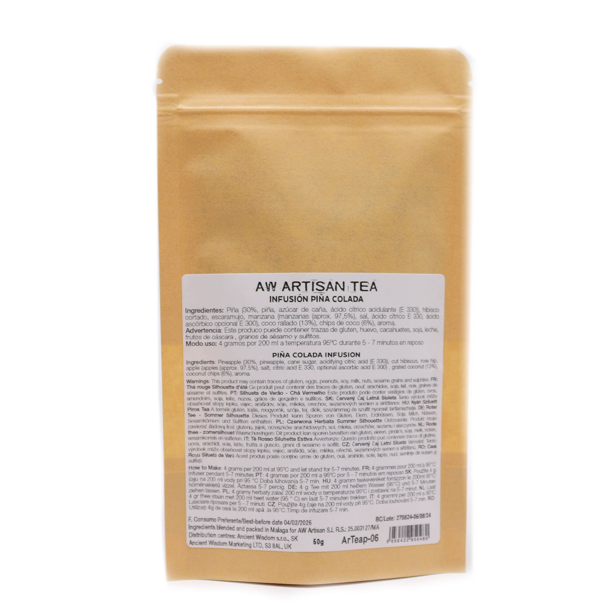 50g Hidden Islands Blend Tropical Piña Colada Infusion Tea Bag