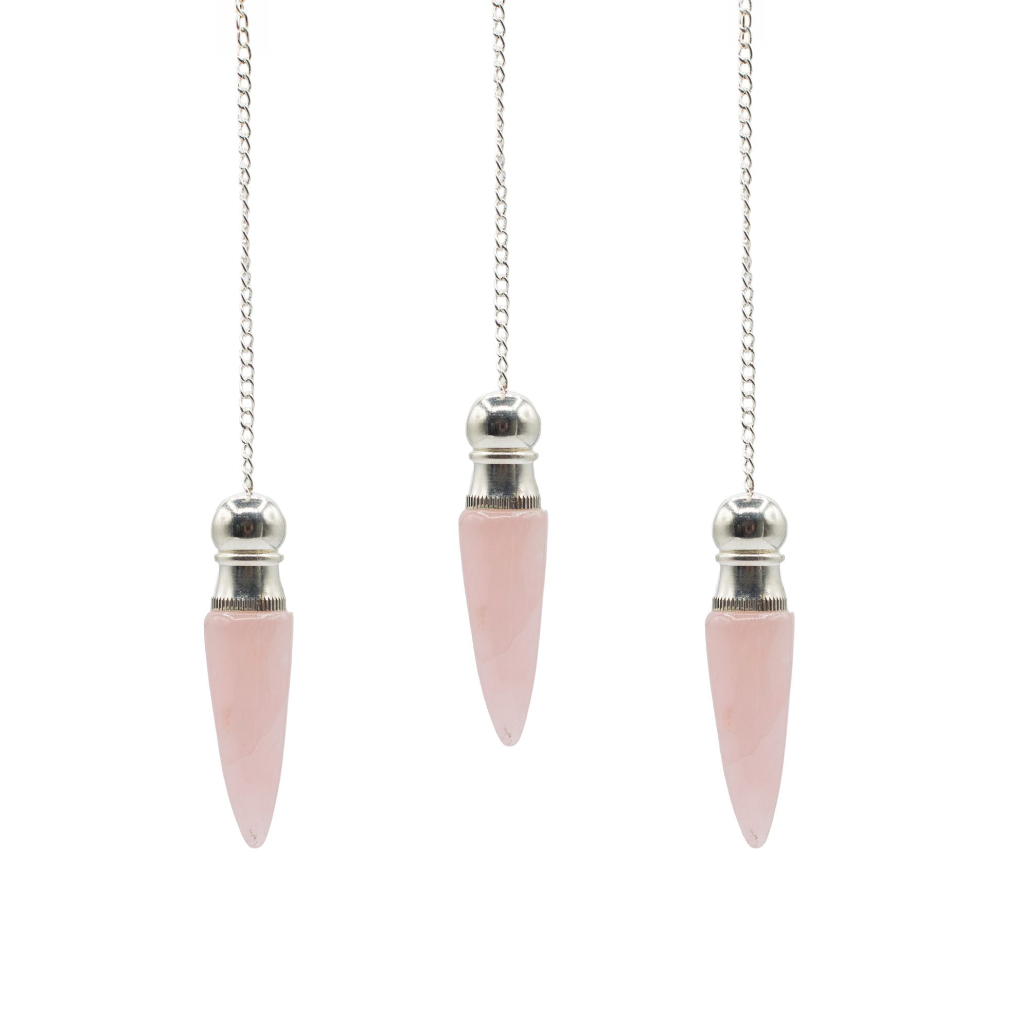 Secret Cavity Discovery of Truth Pendulum with Rose Quartz Design