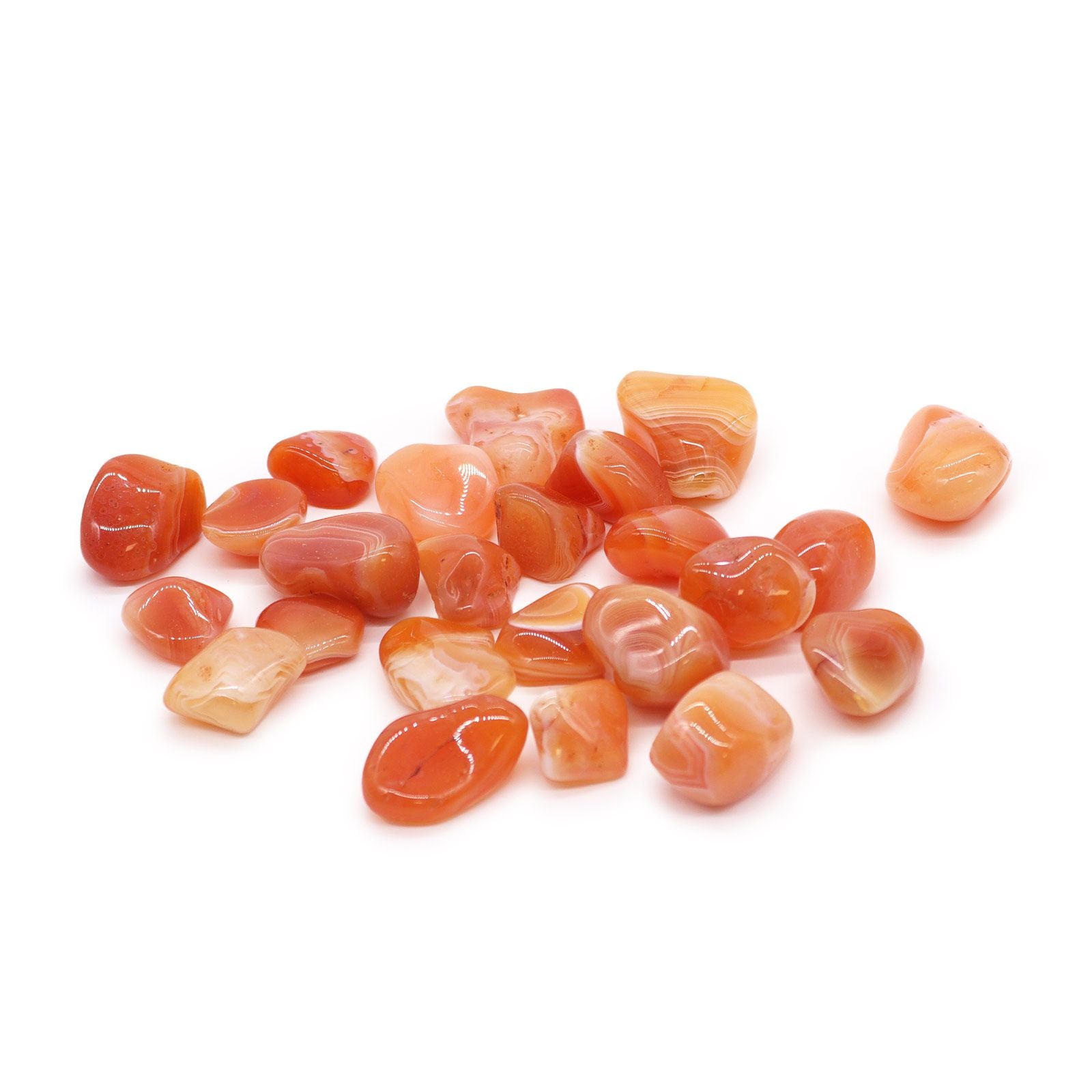 Large Tumble Stones Carnelian for Collecting and Crafting Projects
