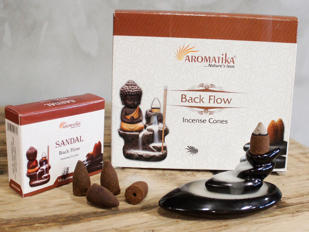 Aromatica Backflow Incense Cones Palo Santo for Home Fragrance