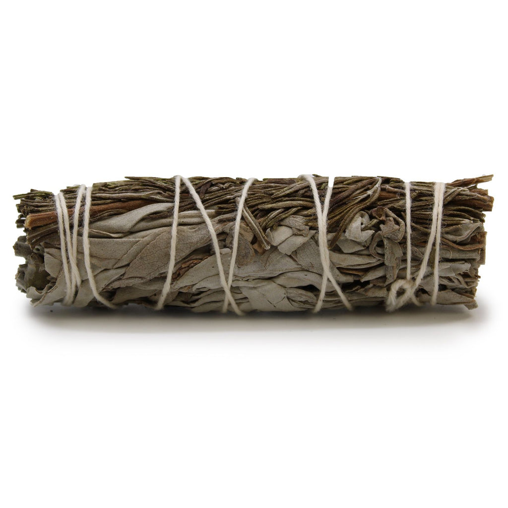 Smudge Stick White Sage & Rosemary 10cm for Cleansing Spaces
