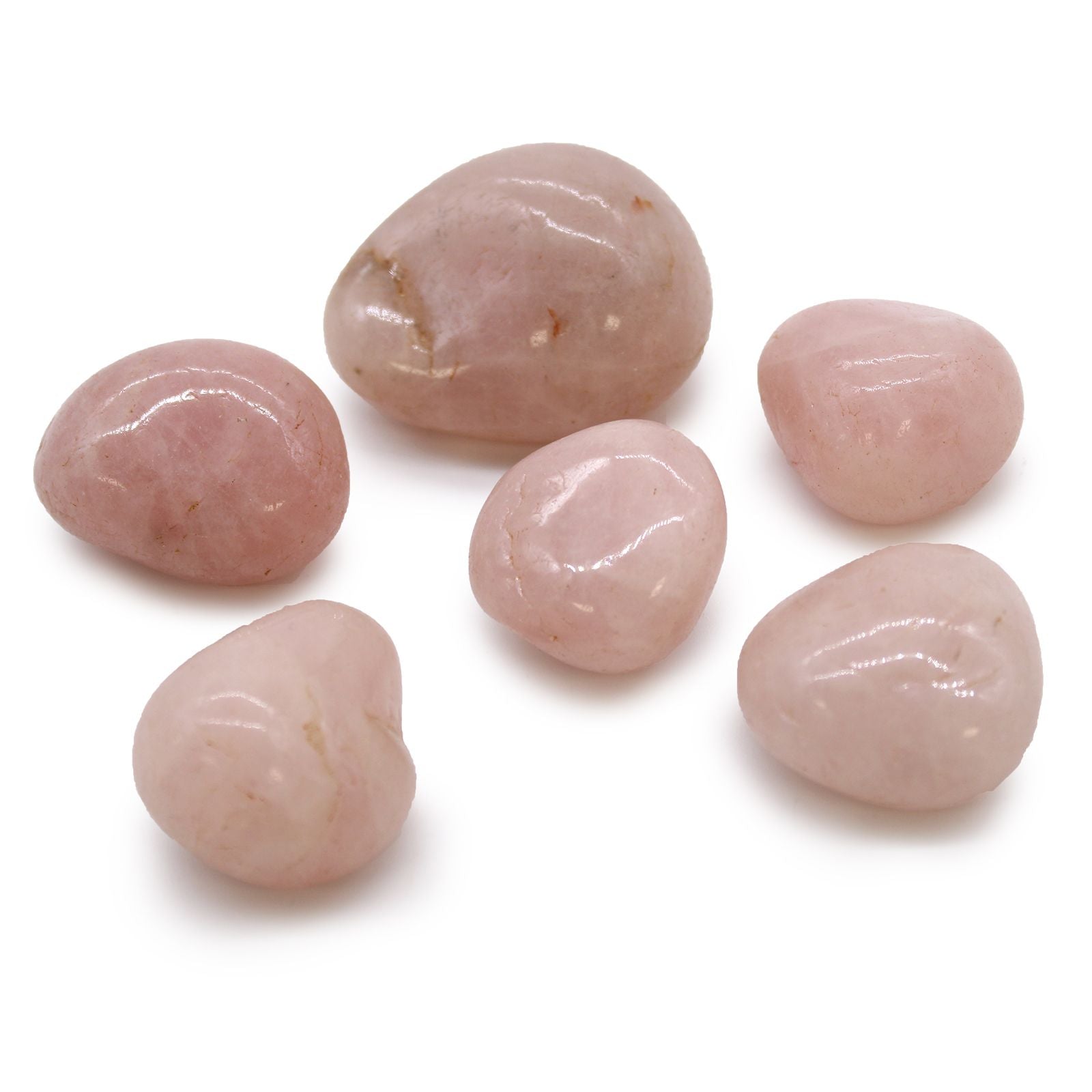 Large African Tumble Stones in Rose Quartz for Elegant Home Decor