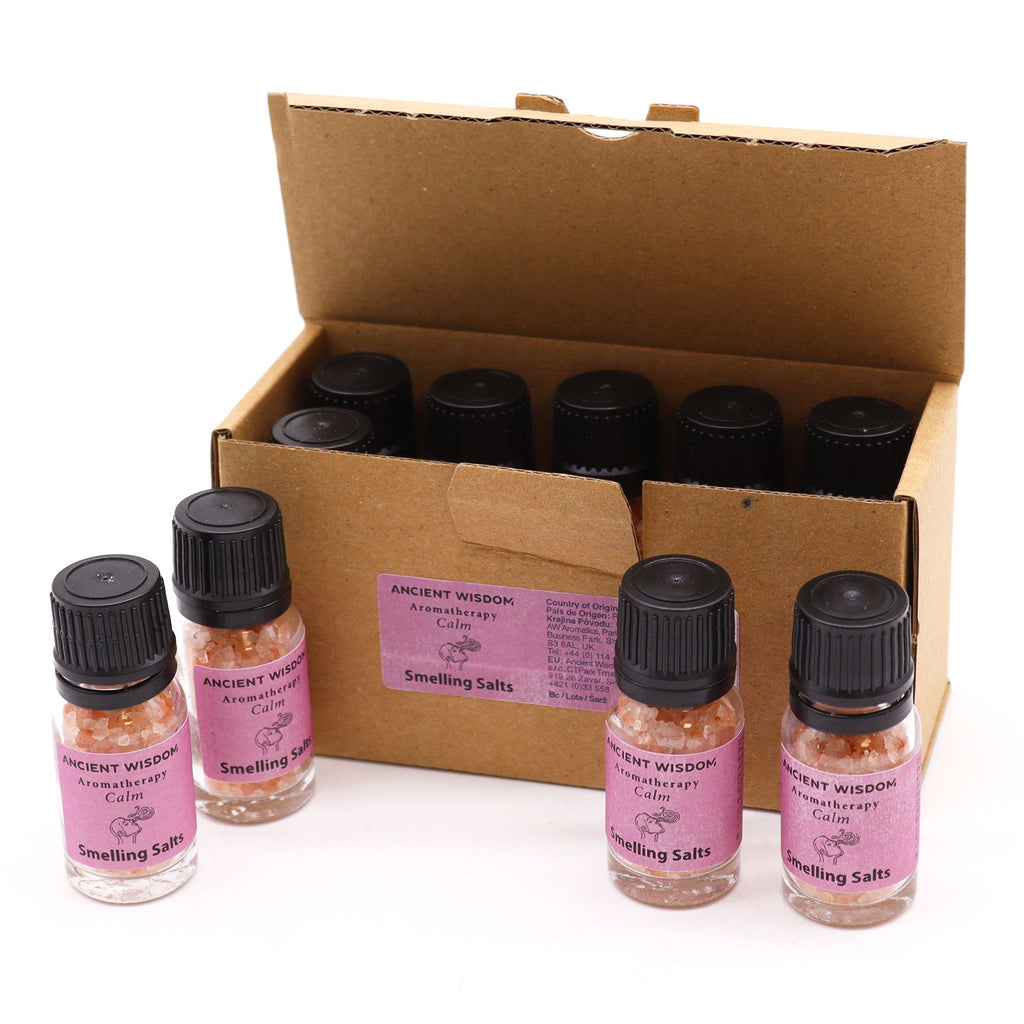 Calm Aromatherapy Smelling Salt with Lavender and Bergamot Blend