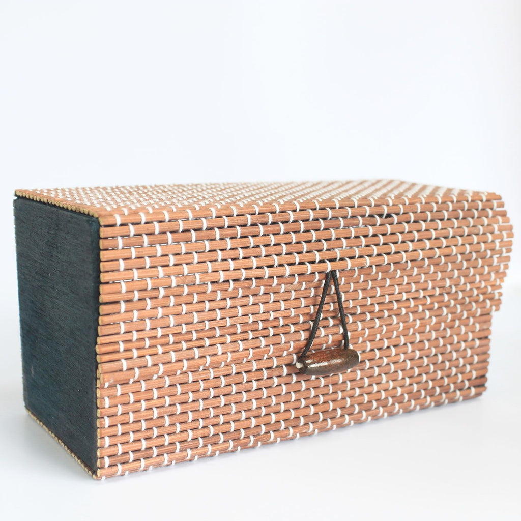 Elegant Double Box Fine Bamboo Gift Box for Candles and More