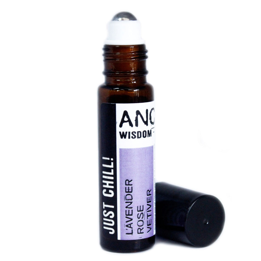 10ml Roll On Essential Oil Blend Just Chill for Aromatherapy