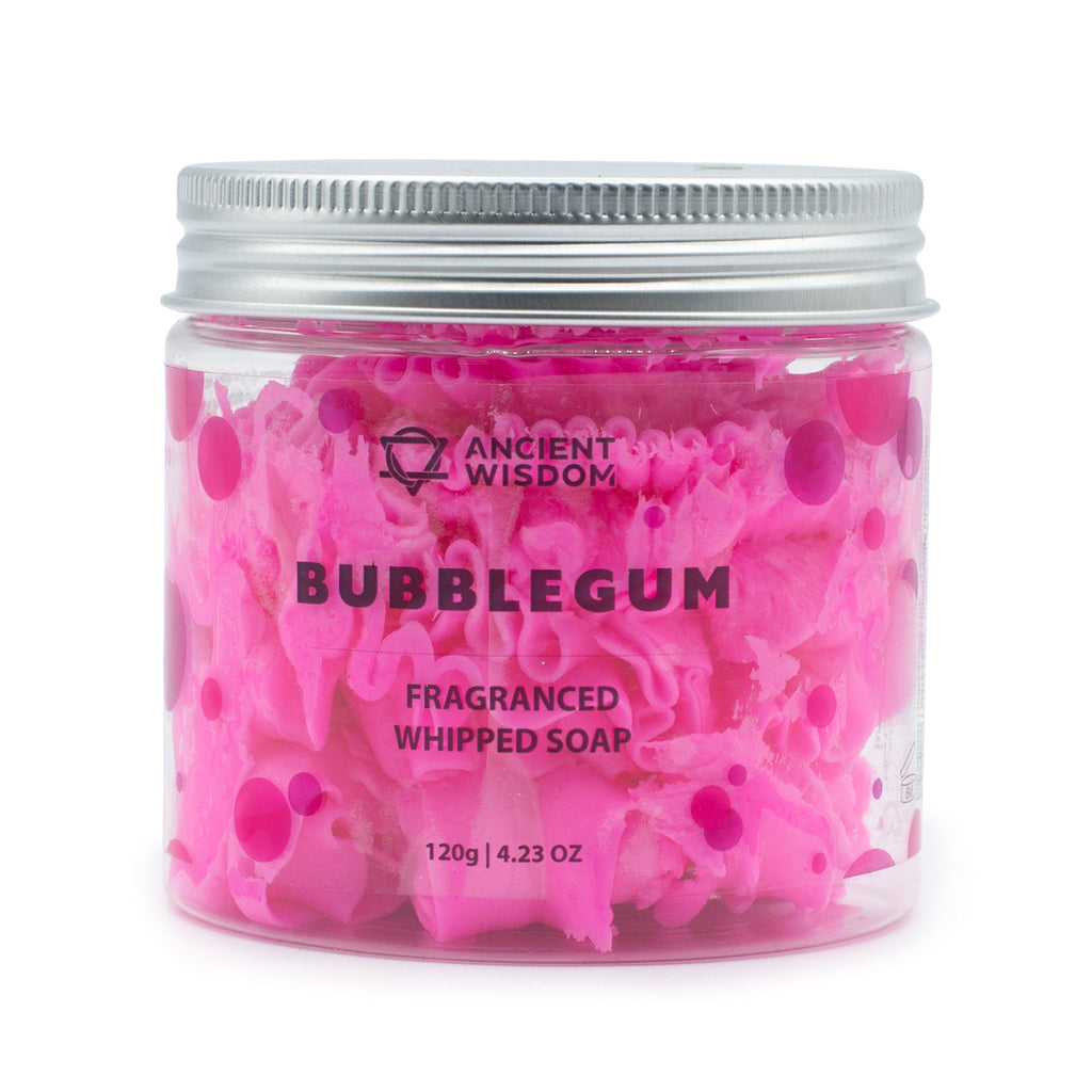 Bubblegum Whipped Soap 120g for a Fun and Fluffy Bath Experience