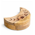 Moon Shaped Sliding Box for Unique Storage and Elegant Display Use