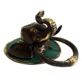 Brass Door Knocker Elephants Head for Classic Home Entrance Appeal