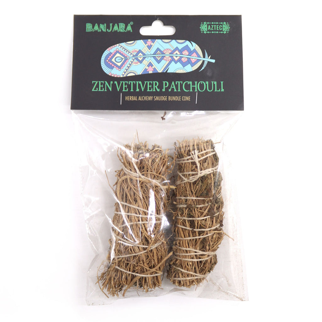 Banjara Smudge Stick with Vetiver and Patchouli for Grounding