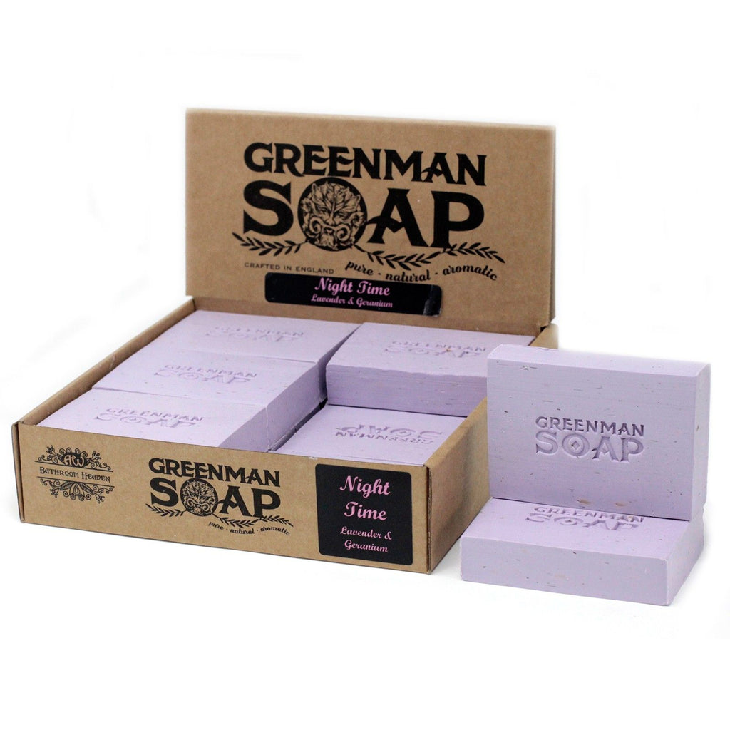 Greenman Soap Slice 100g with Lavender and Geranium Fragrance