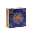 Hop Hare Medium Enameled Square Box with The Sun Design