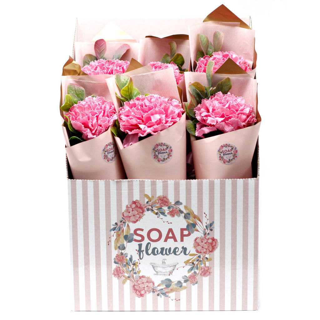 Soap Flower Carnation Bouquet for Stunning Home Decor Displays