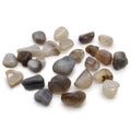 Small African Tumble Stones Grey Agate from Botswana for Collectors