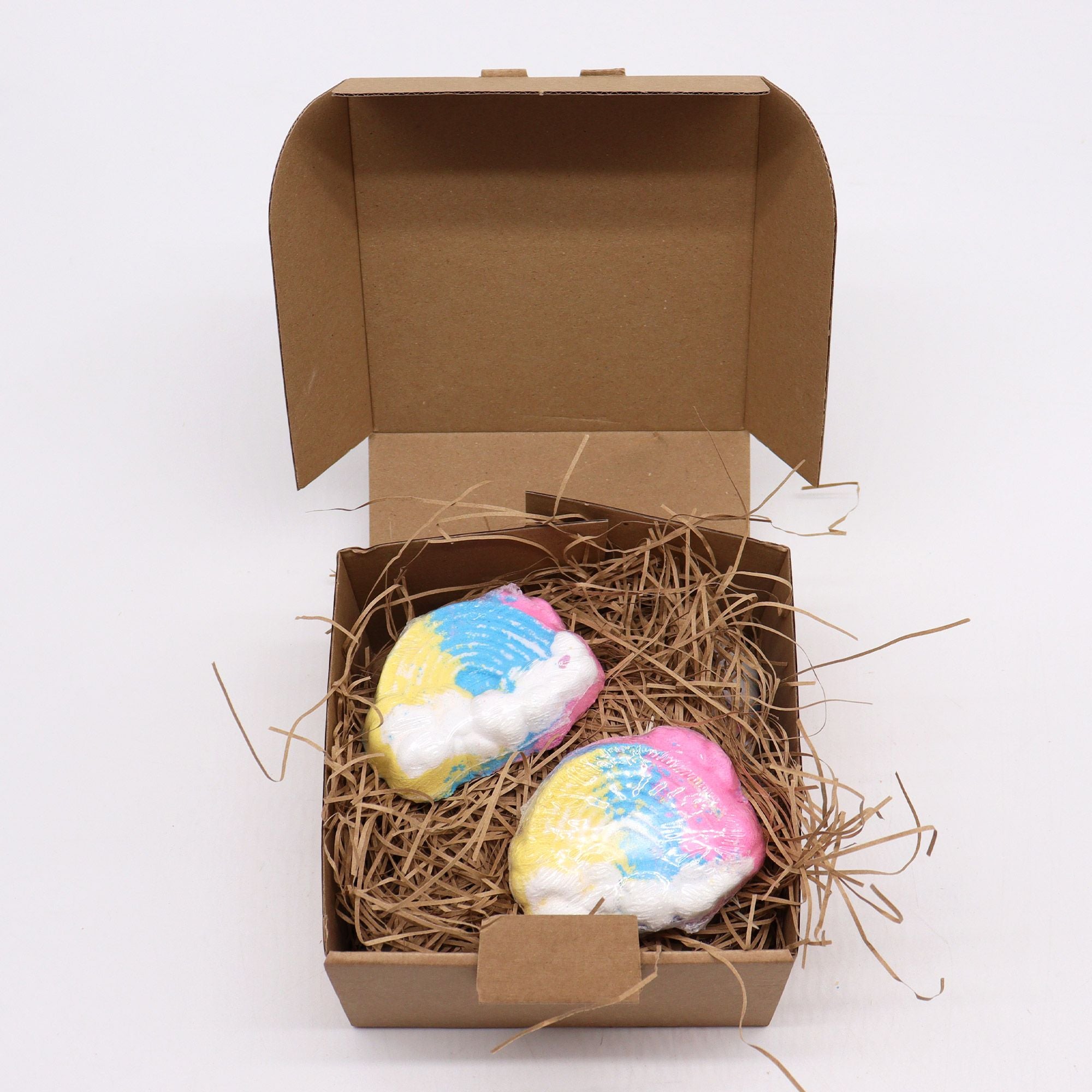 Cloud Bath Bomb 95g with Tropical Mango Scent for Kids Fun
