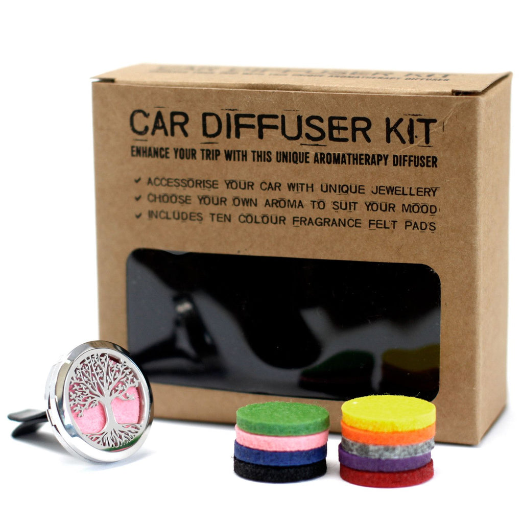 Tree of Life Car Diffuser Kit for Aromatherapy on Your Journey