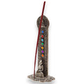 7 Chakra Tower Buddha Incense Holder for Meditation Spaces