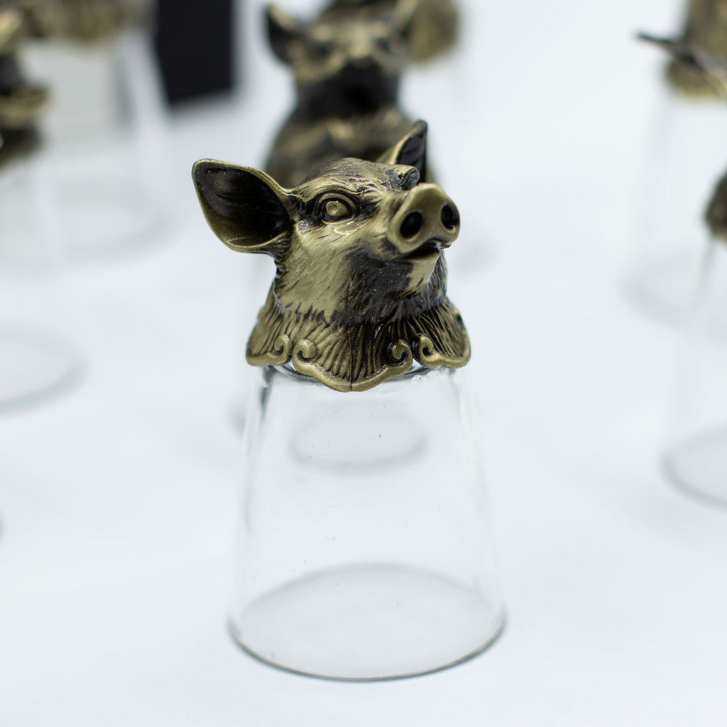 Gift Set of 12 Glasses 25ml Featuring Forest and Mystical Creatures