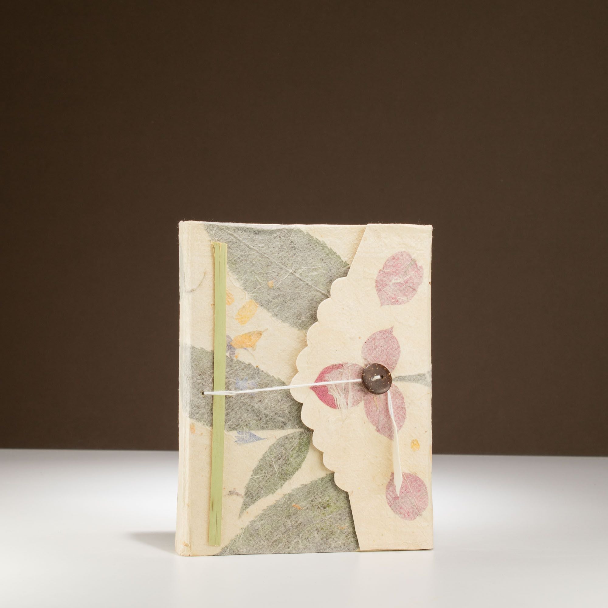 Lokta Bougainvillea Notebook Medium with 45 Unlined Pages