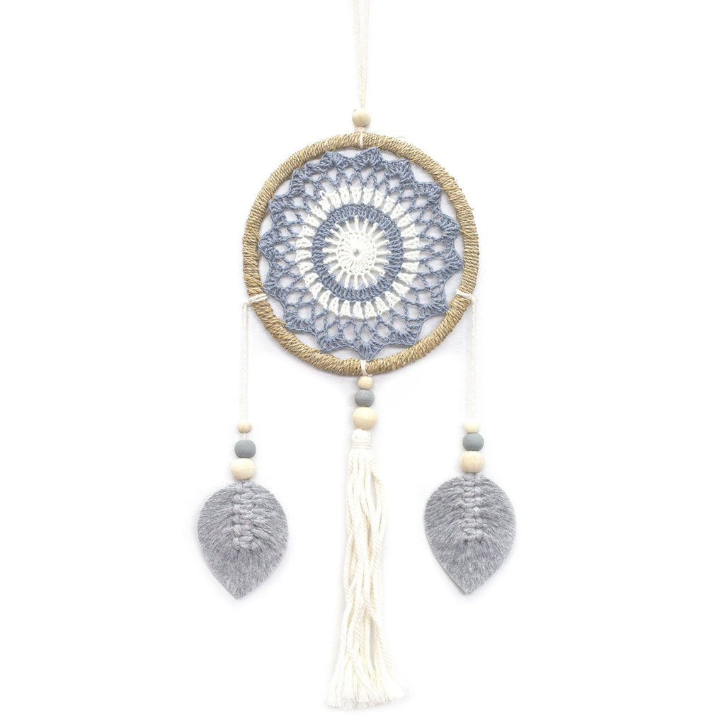 Medium Grey Dream Catcher Elemental Spirits for Home Decor