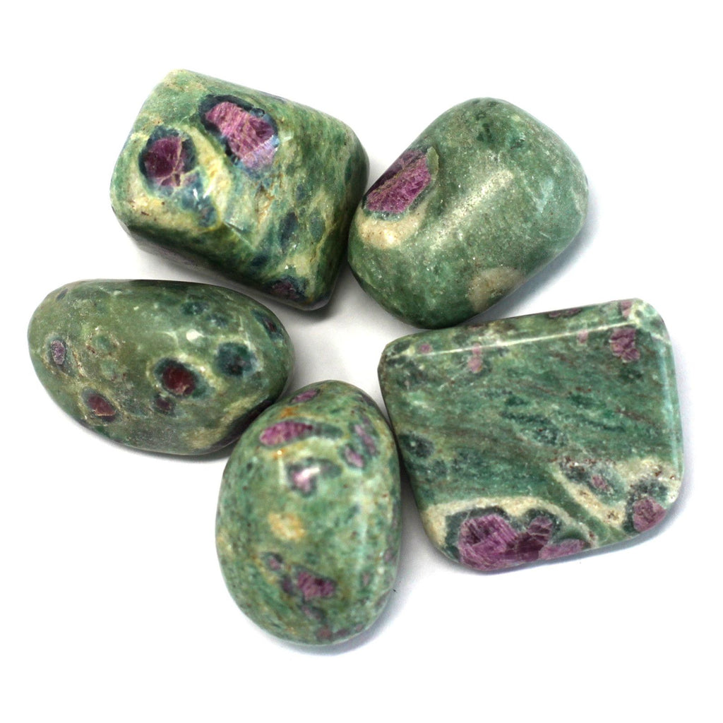 Premium Tumble Stone Ruby with Fuchsite for Collectors and Crafts