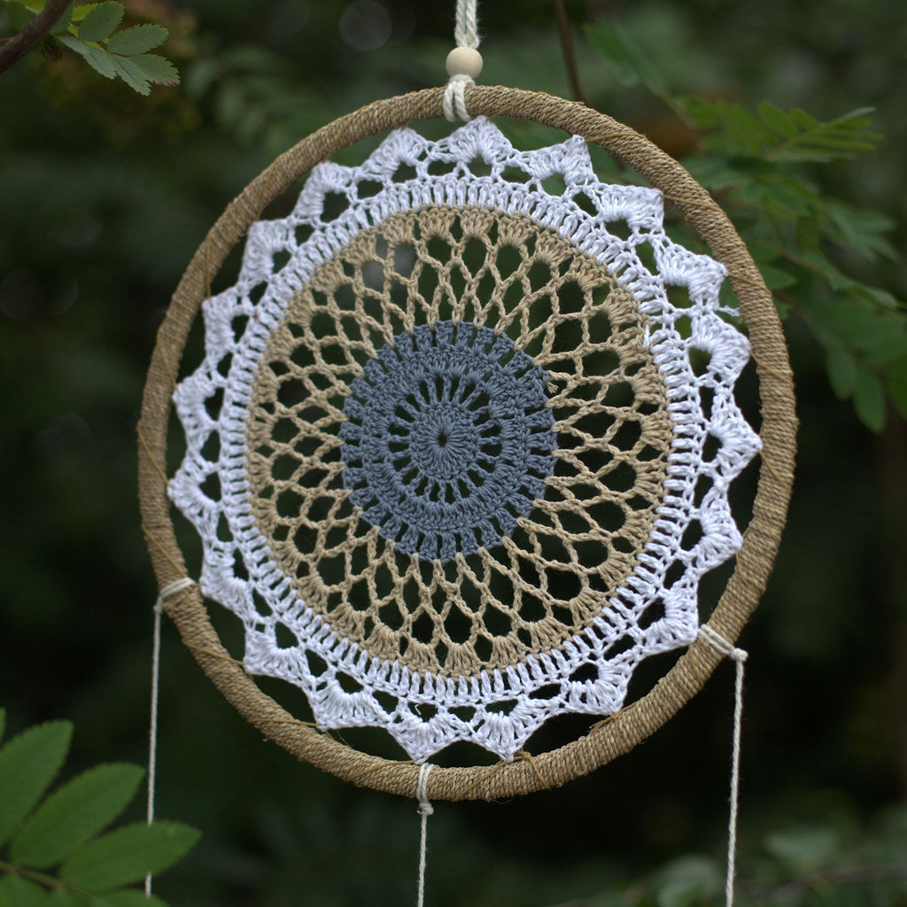 Large Brown Dream Catcher for Home Decoration and Sweet Dreams