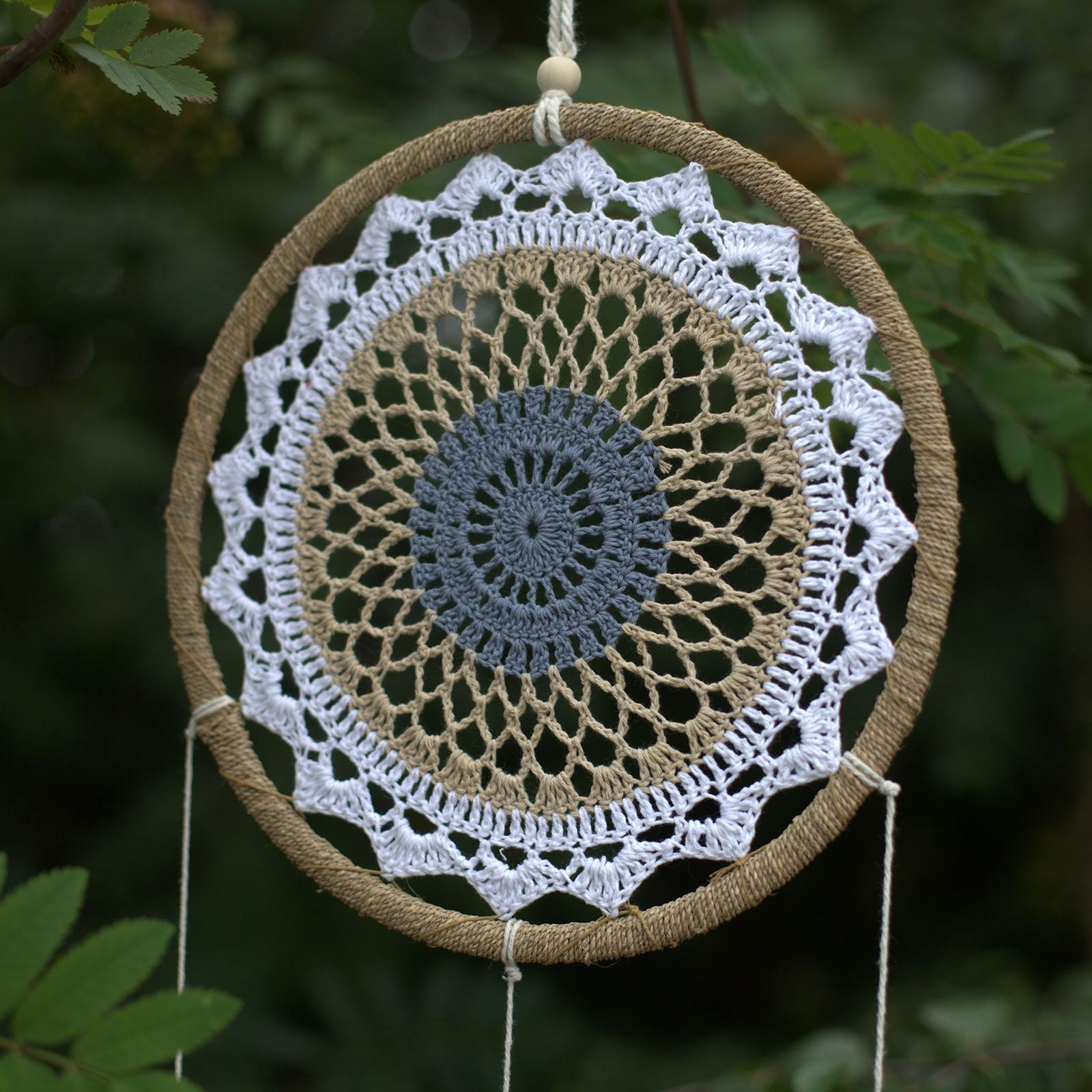 Large Brown Dream Catcher for Home Decoration and Sweet Dreams