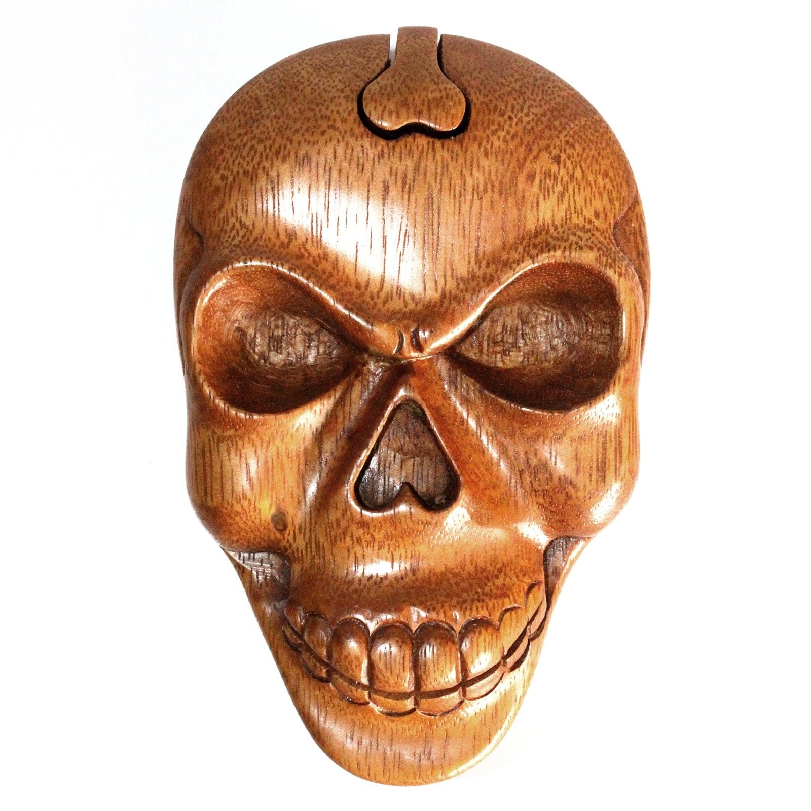 Bali Magic Box Skull Puzzle with Hidden Compartment for Gifts