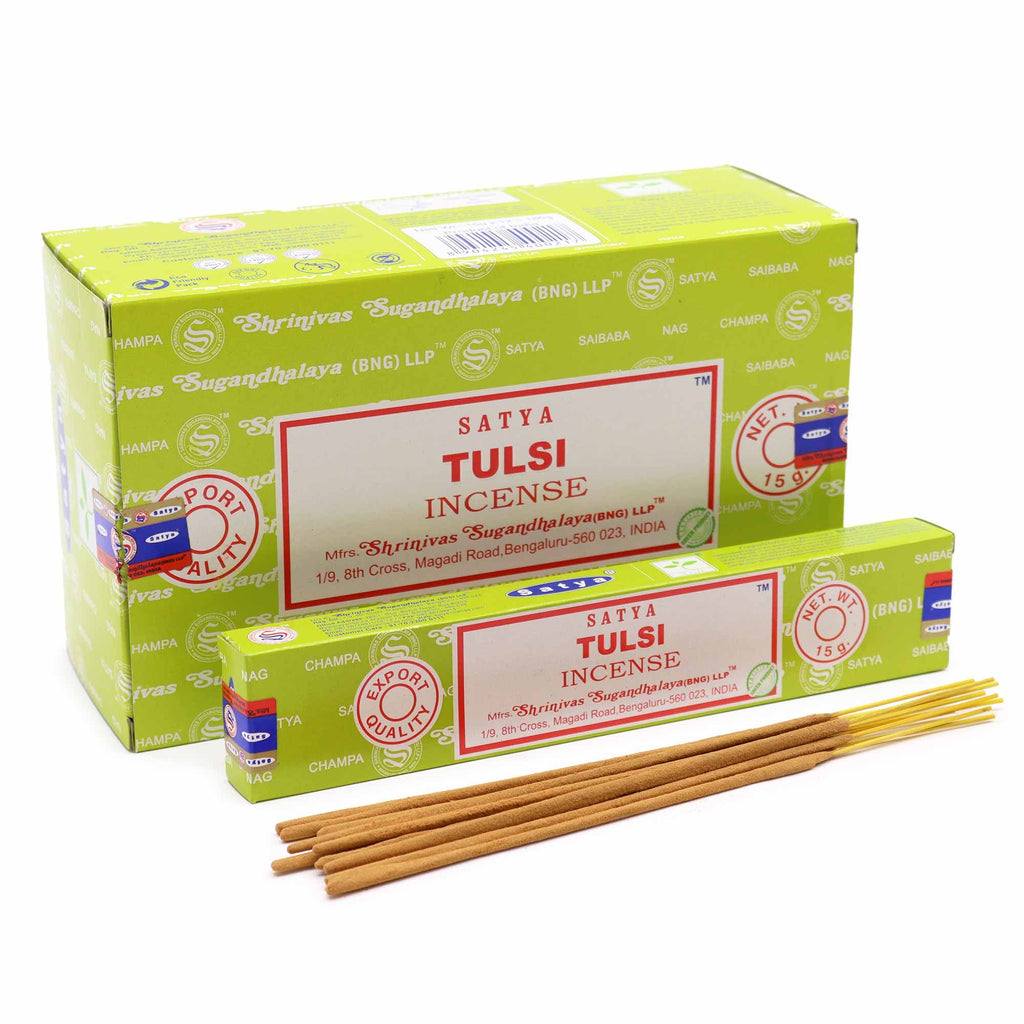 Satya Incense 15gm with Tulsi Aroma for Home Fragrance