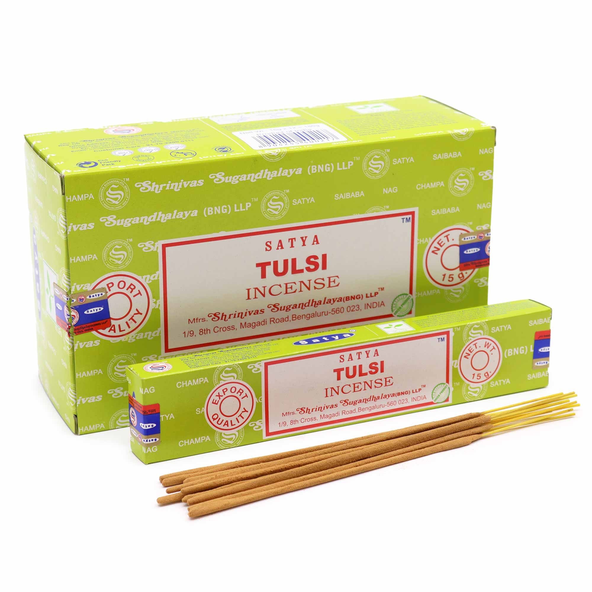 Satya Incense 15gm with Tulsi Aroma for Home Fragrance