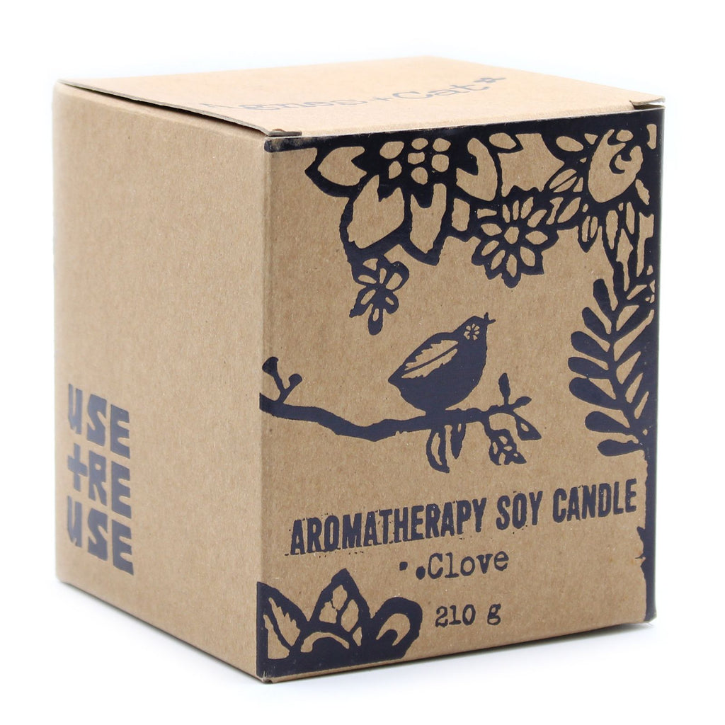 Agnes + Cat Clove Herb Garden Candles for a Warm Cozy Atmosphere