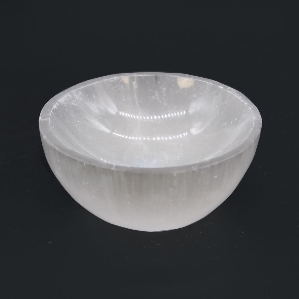 Selenite Round Bowl 8cm for Elegant Home Decor and Display