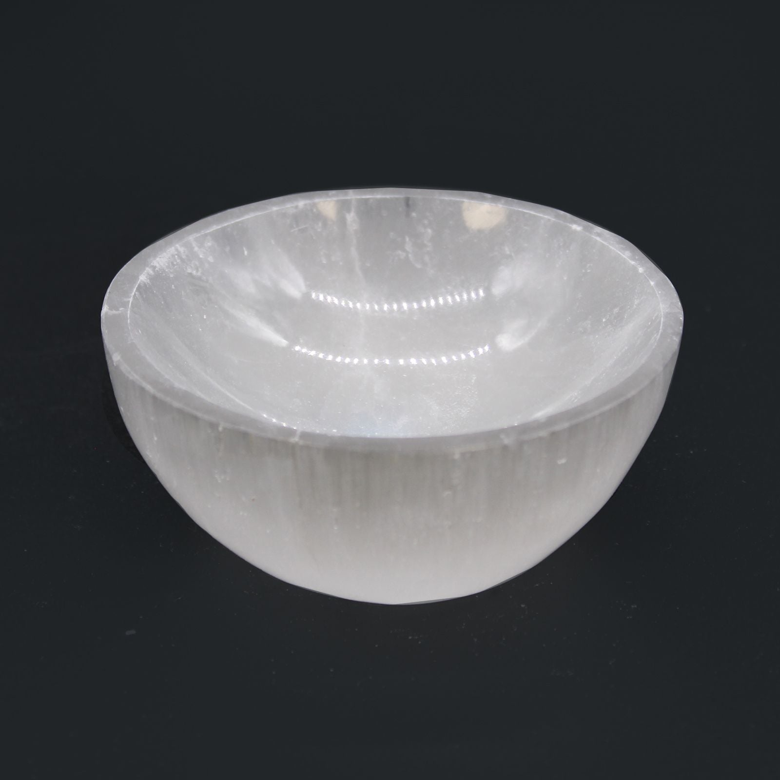 Selenite Round Bowl 8cm for Elegant Home Decor and Display