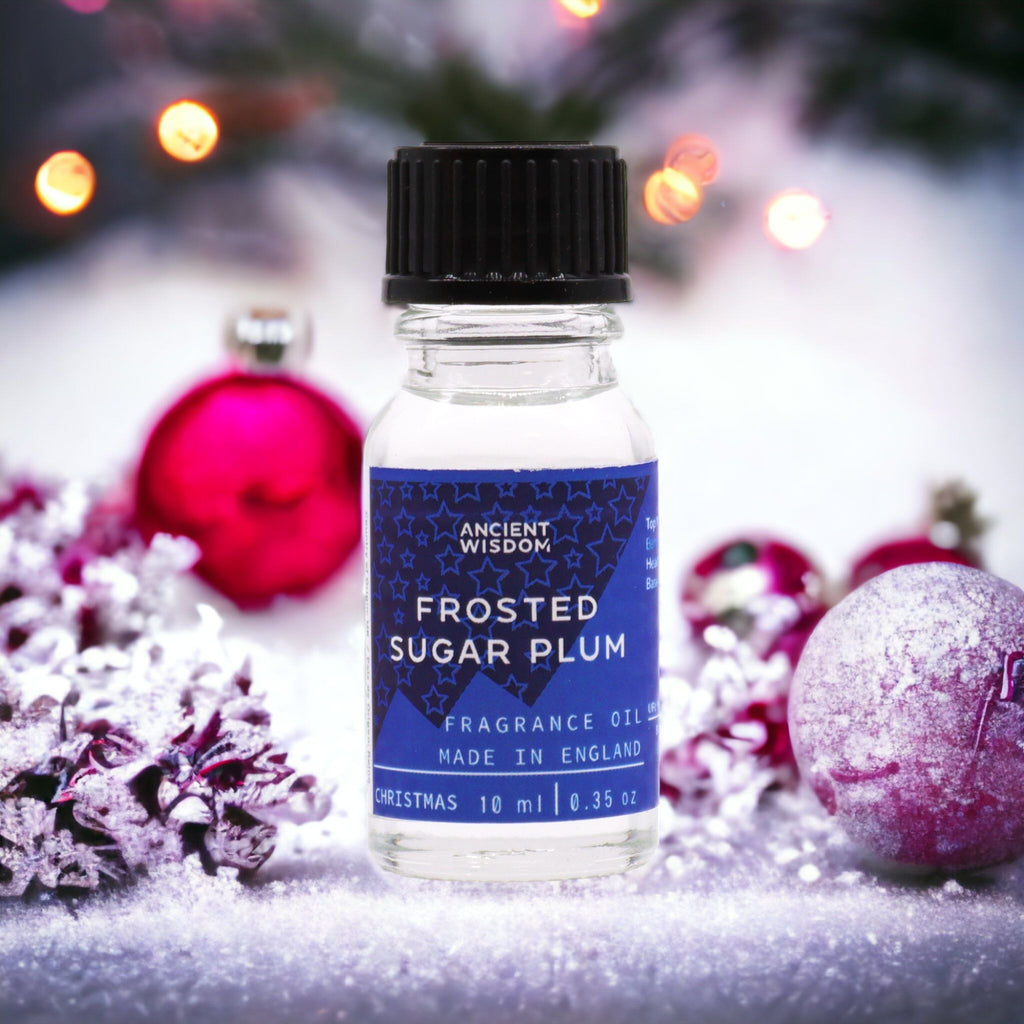 Frosted Sugar Plum Fragrance Oil 10ml for Enchanting Scents and Bliss