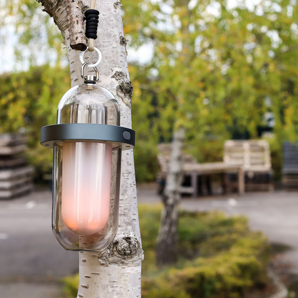 Outdoor Flame Effect Lamp with USB C Rechargeable Multi Colour Light