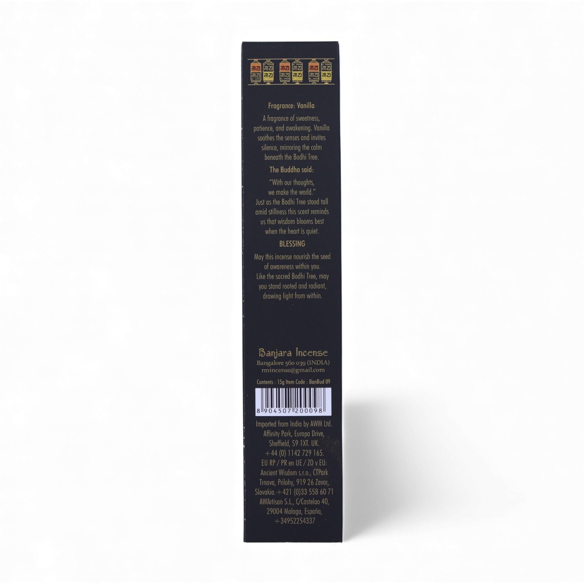 Banjara Buddha Bohdi Incense Sticks for Deep Spiritual Rituals