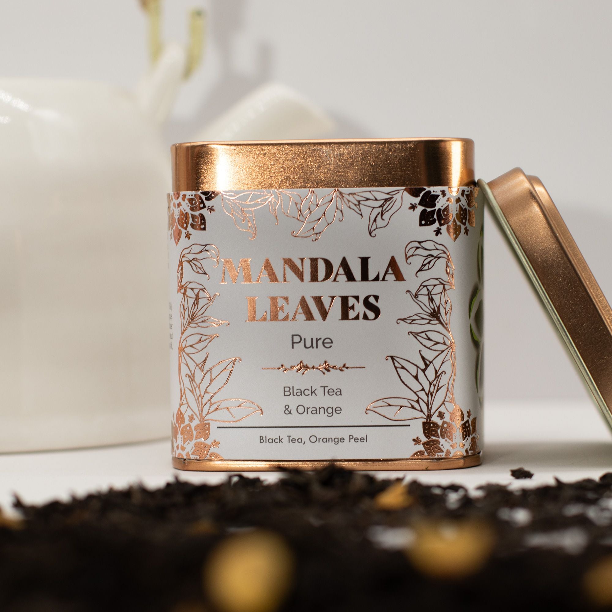 50g Narnaja Black Tea with Orange Peel for a Refreshing Taste