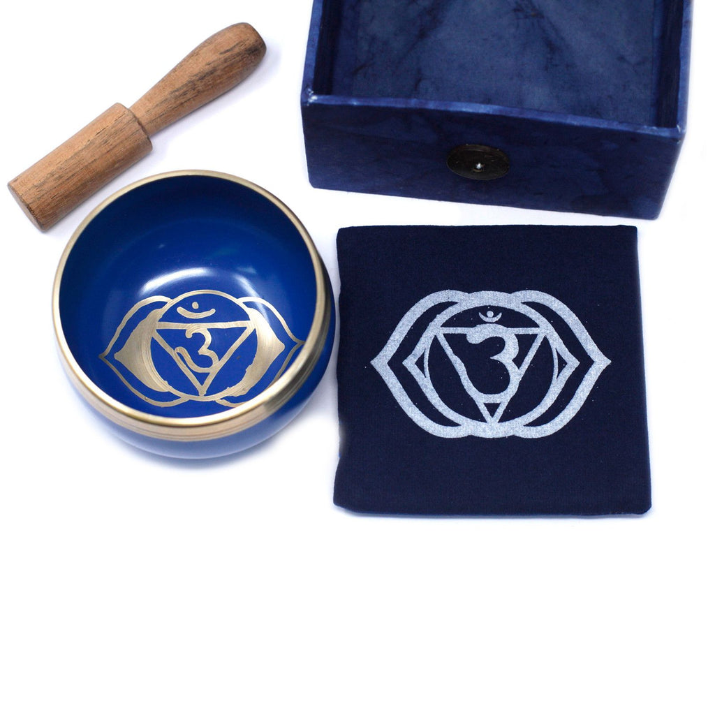 Chakra Singing Bowl Third Eye for Meditation and Intuitive Use