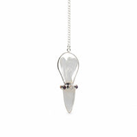 Celestial Guide - Two Piece Angel Pendulum - Chakra Band - Clear Quartz