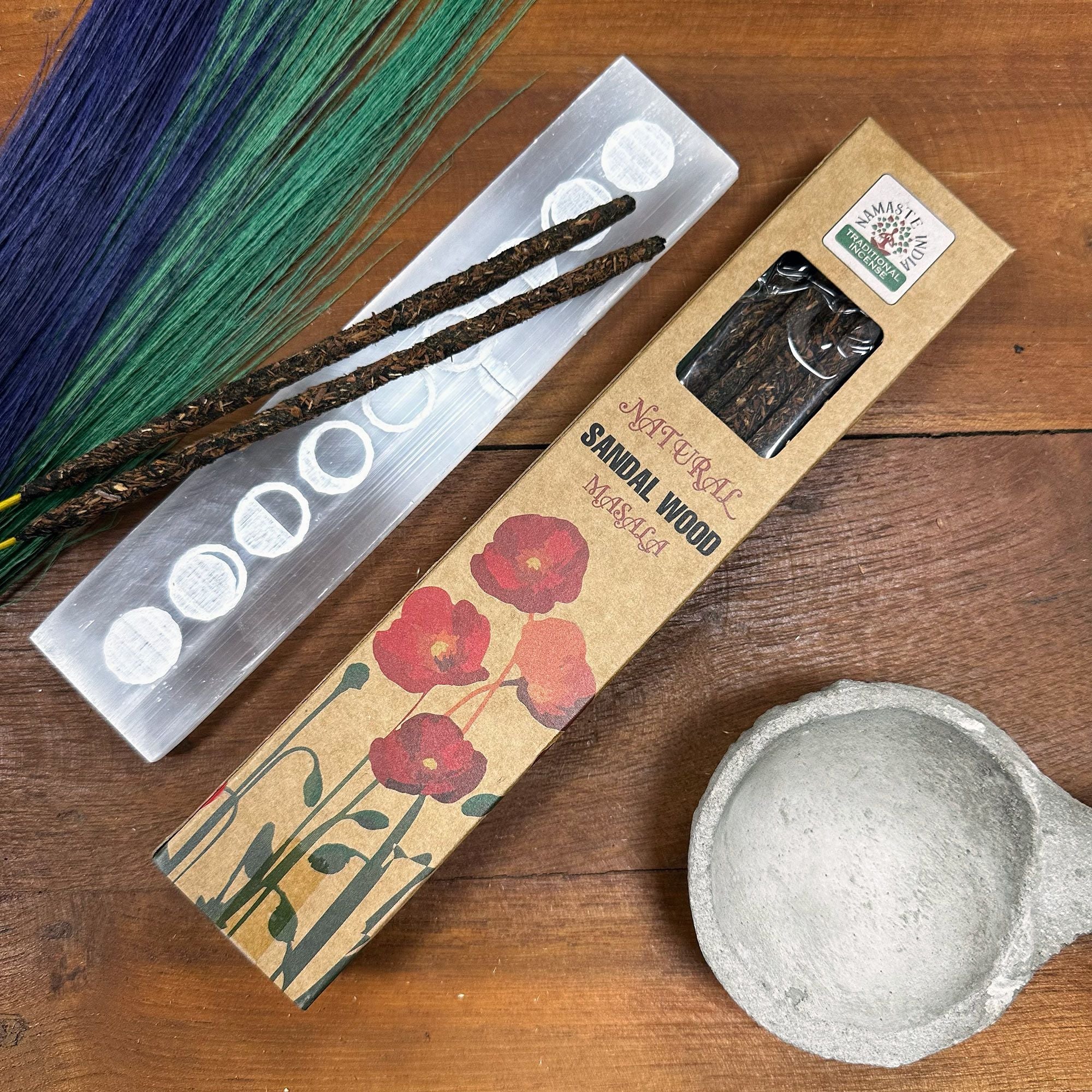 Natural Botanical Masala Incense Sticks with Sandalwood Aroma