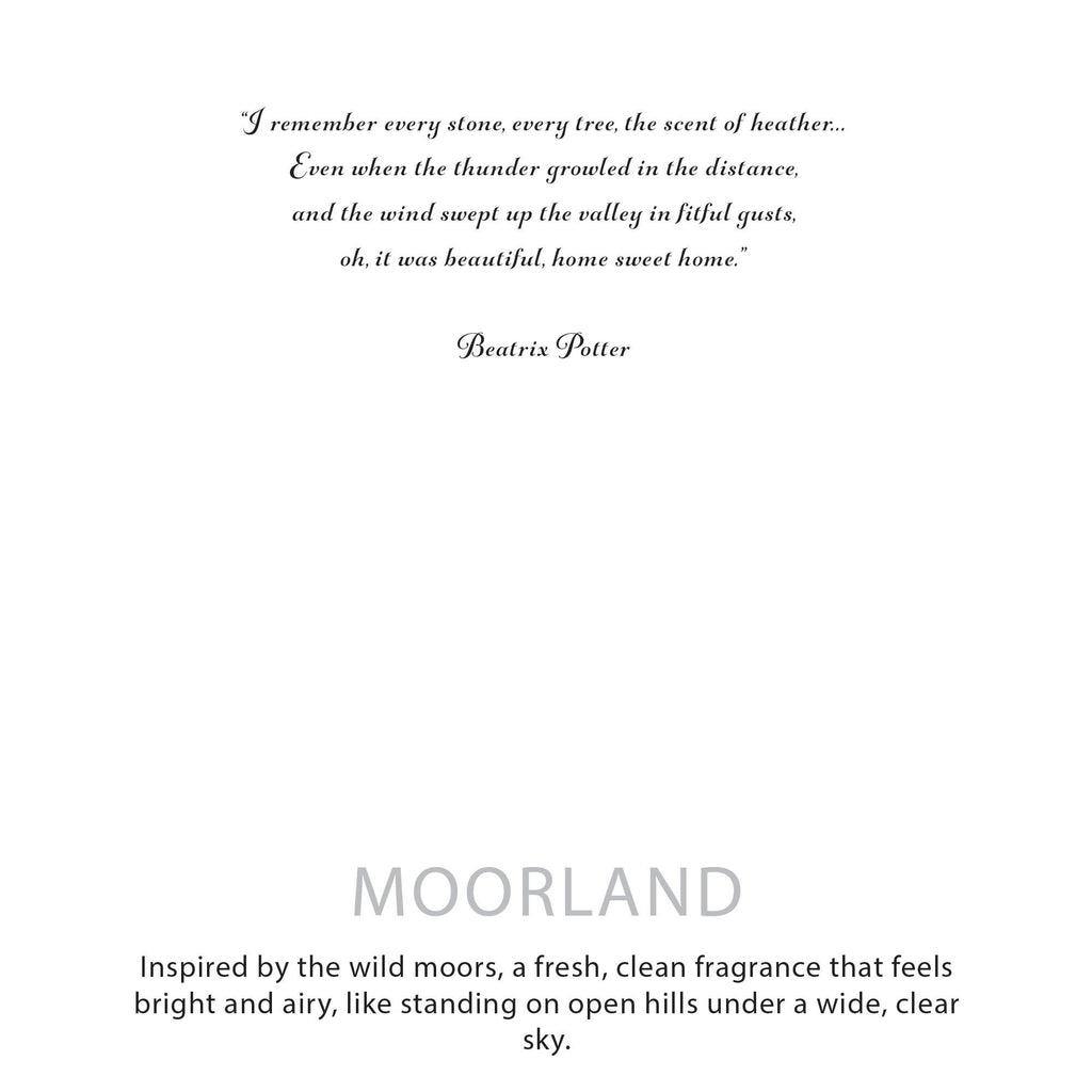 Botanical Soy Candle Moorland Fresh Herbal Floral Gift for Home Decor
