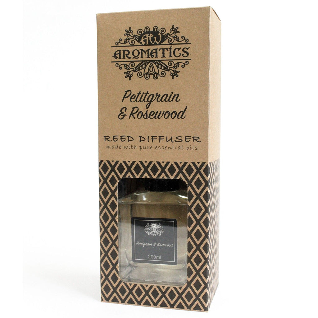 200ml Reed Diffuser with Petitgrain and Rosewood Essential Oils