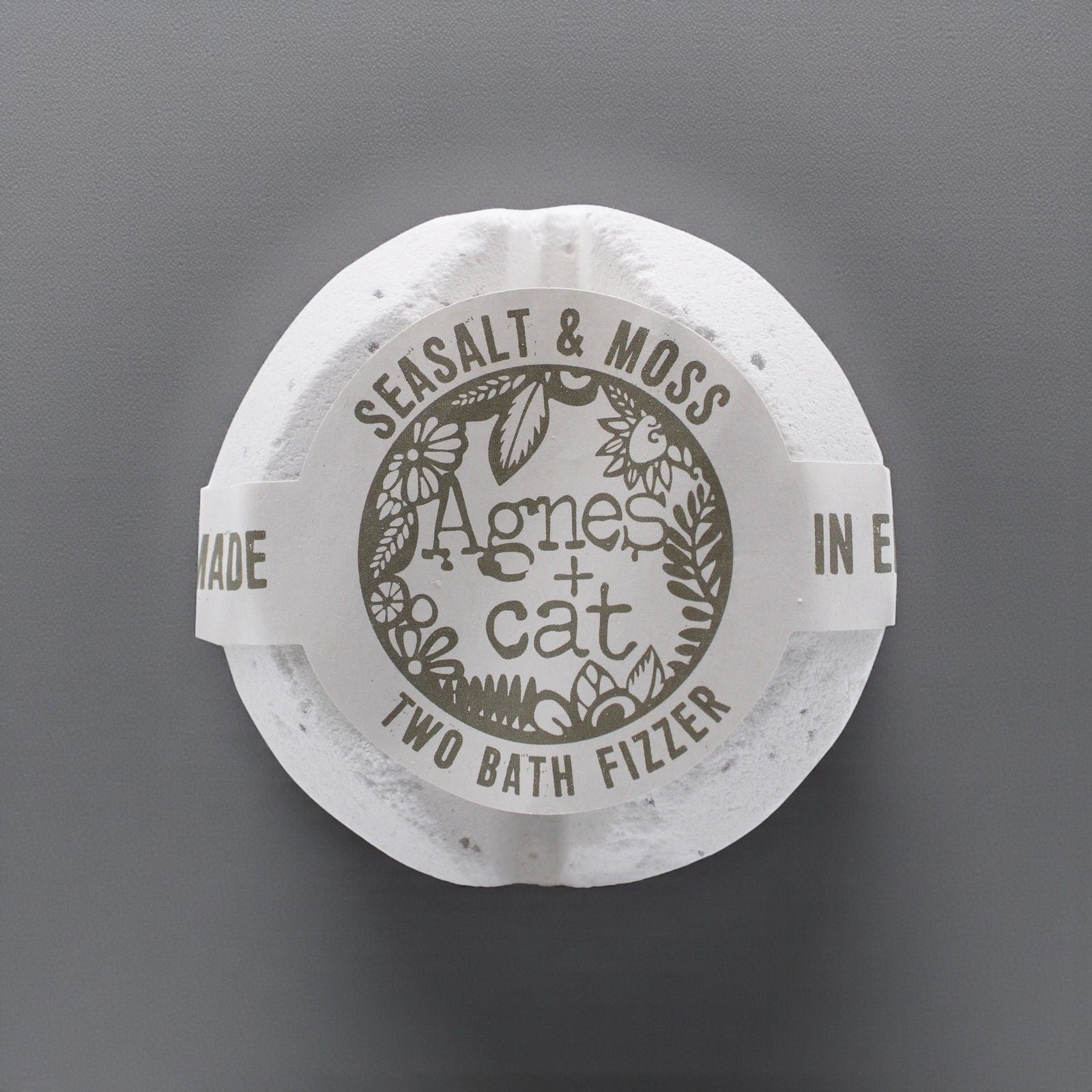 Agnes + Cat Bath Fizzer - Sea Salt & Moss